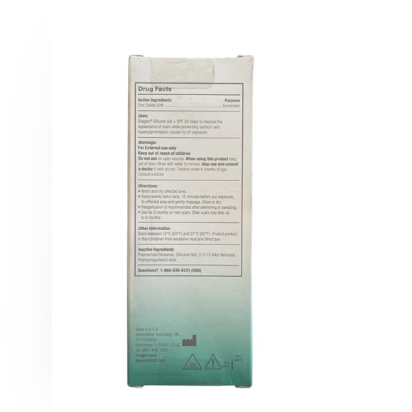 NIB Silagen Scar Refining Silicone Gel SPF 30 Keloid Burn Surgery Scar Treatment - Picture 4 of 5